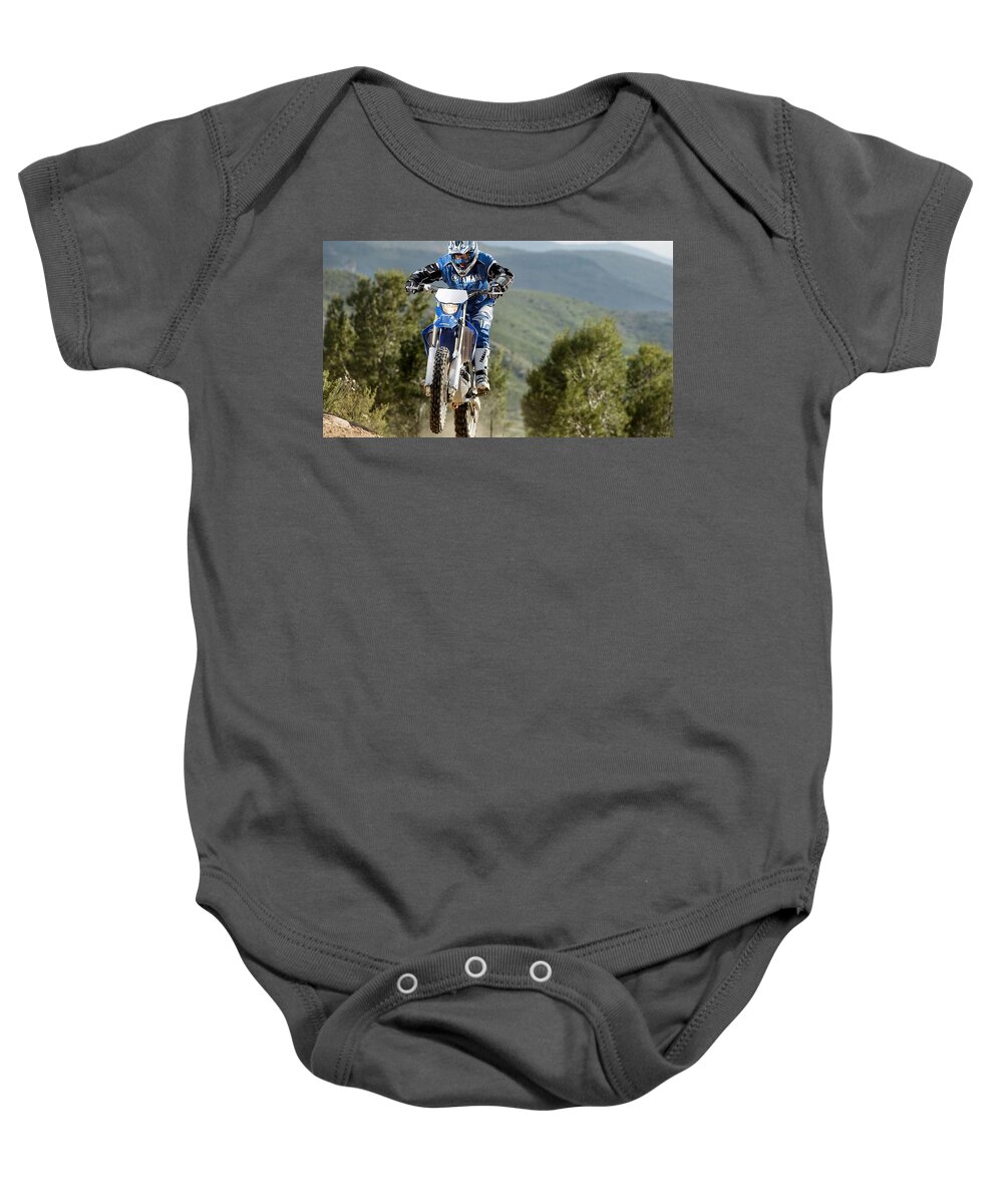 Yamaha Baby Onesie featuring the photograph Yamaha #5 by Jackie Russo