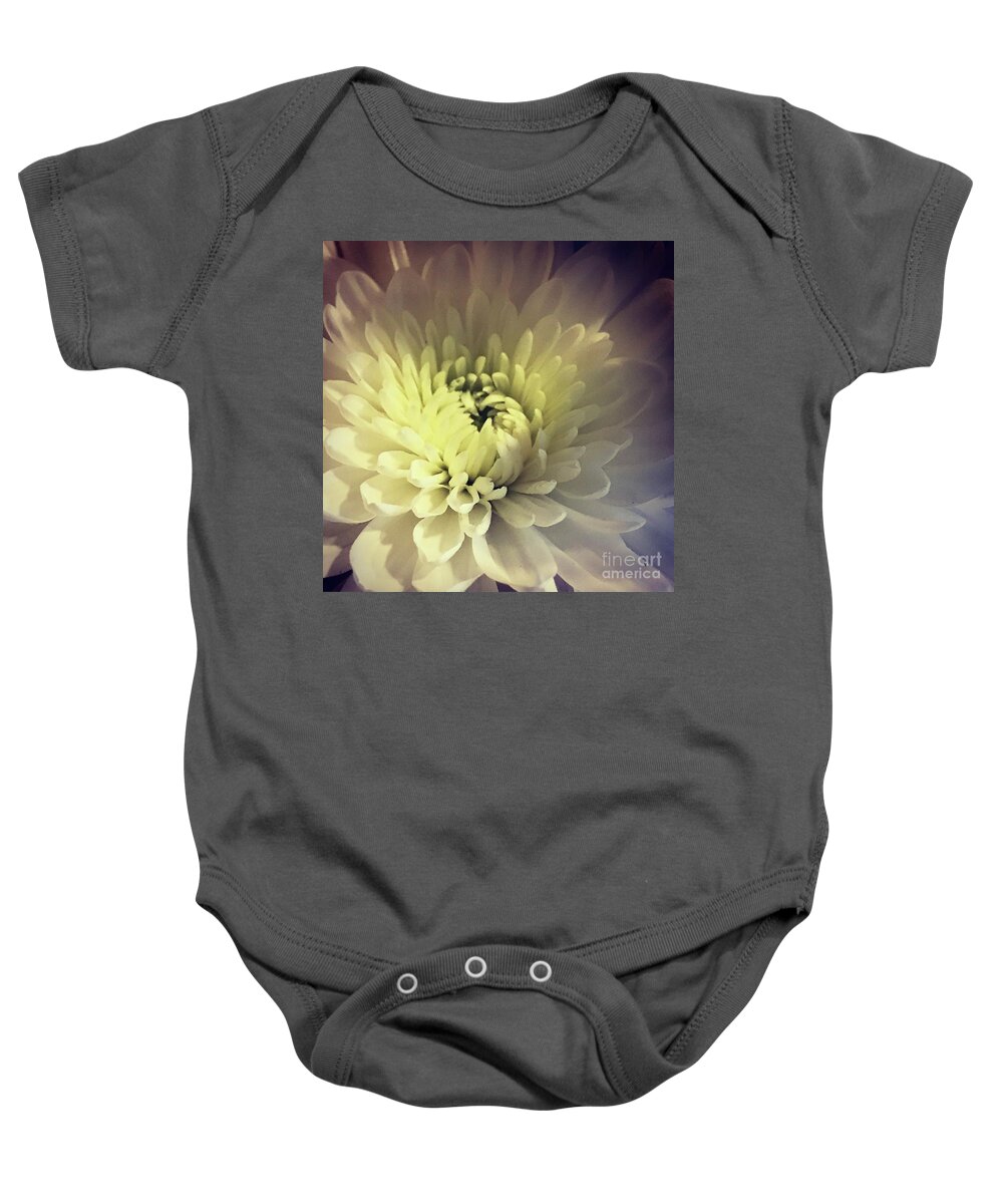 White Baby Onesie featuring the photograph Flower by Deena Withycombe