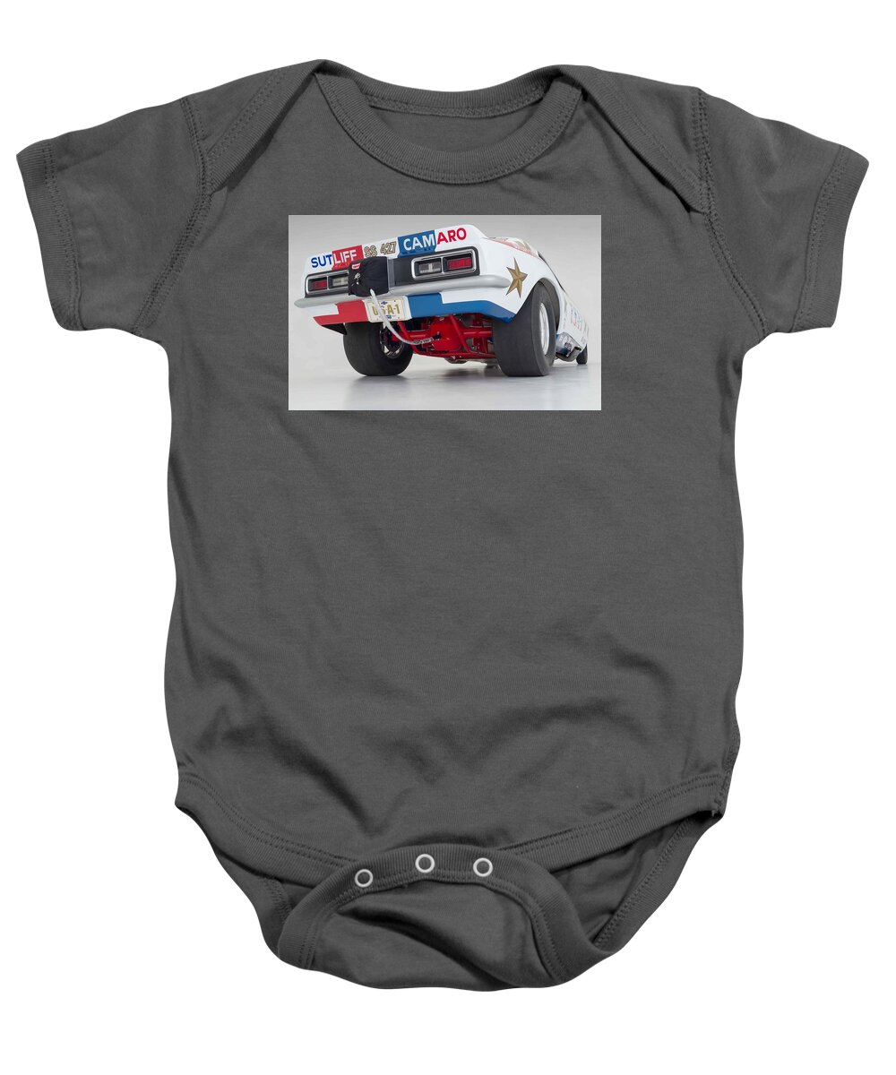 Funny Car Baby Onesie featuring the photograph Funny Car #6 by Jackie Russo