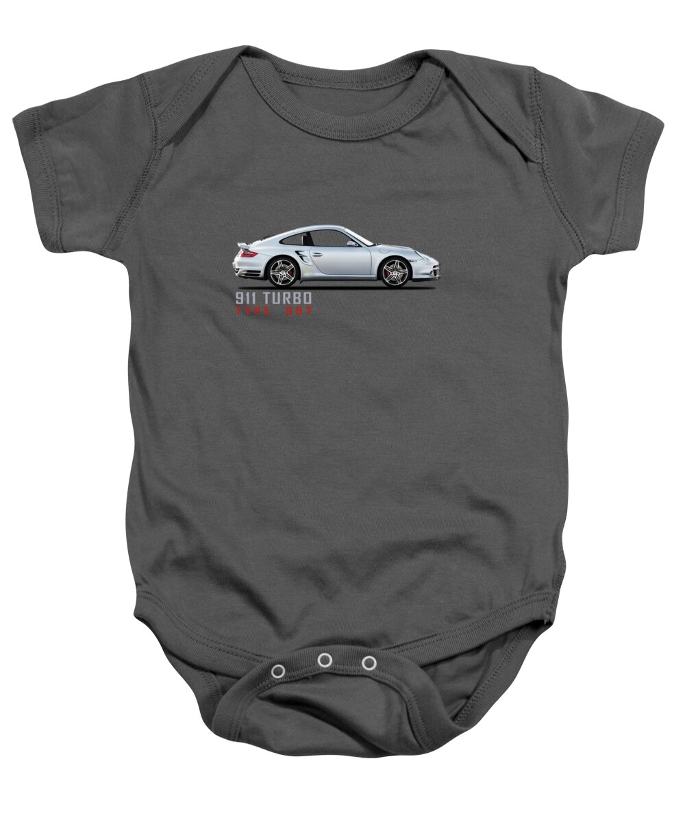 911 Baby Onesie featuring the photograph 911 Turbo Type 997 by Mark Rogan