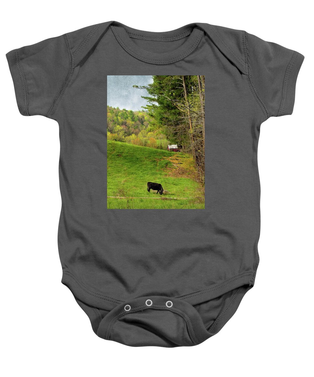 Rural Scene Baby Onesie featuring the photograph A Country Morning by Mike Eingle