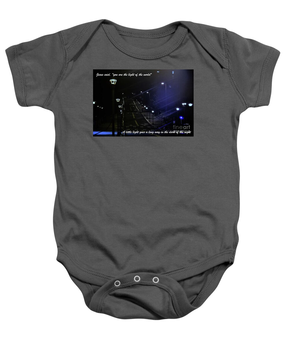 Atlanta Baby Onesie featuring the photograph A Little Light by Merle Grenz