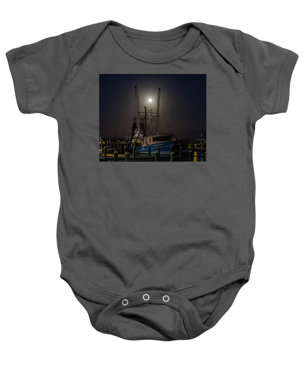 Full Moon Baby Onesie featuring the photograph A Nautical Field Goal by JASawyer Imaging