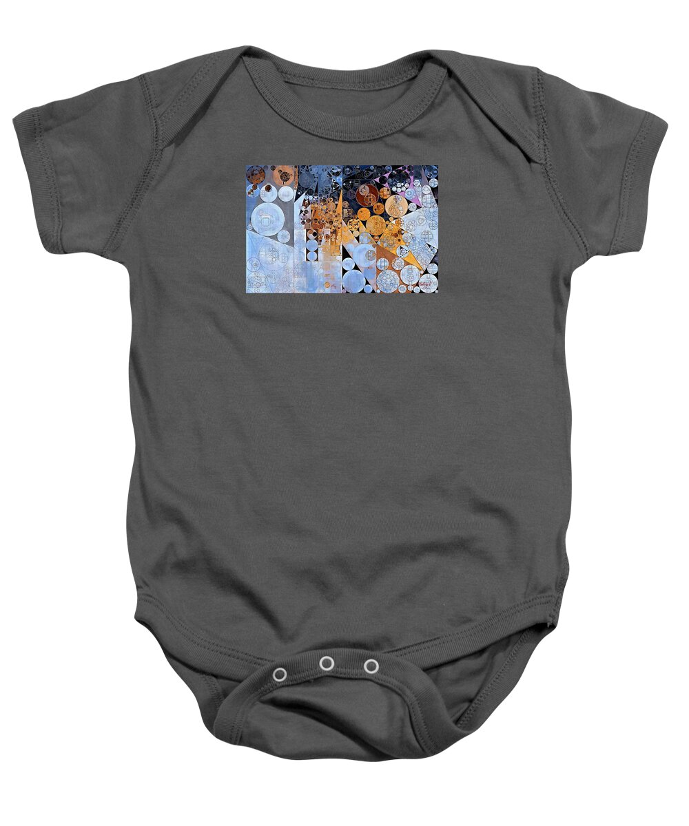 Beauty Baby Onesie featuring the digital art Abstract painting - Squirrel by Vitaliy Gladkiy