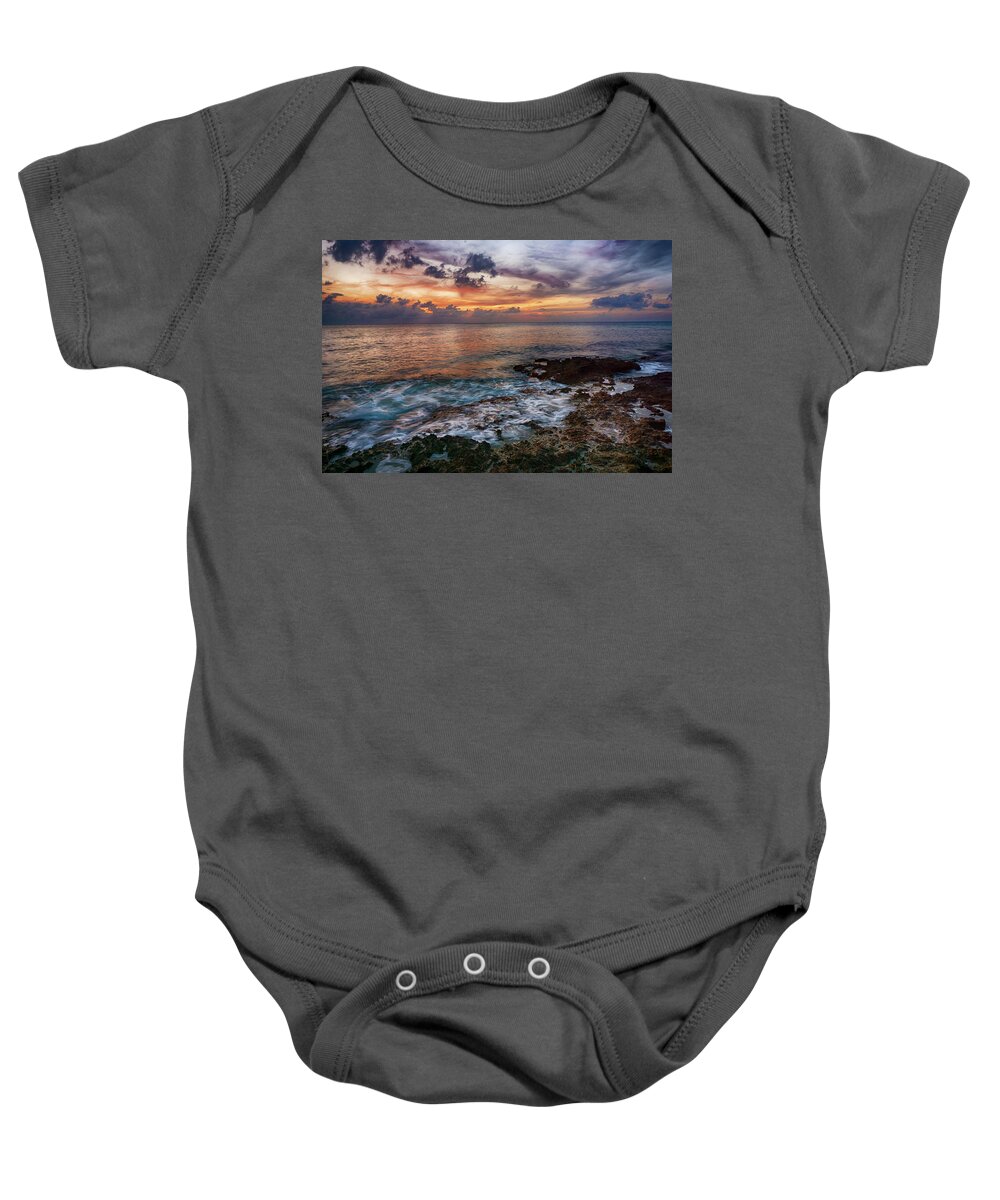 Pristine Baby Onesie featuring the photograph All Mixed Up by Amanda Jones