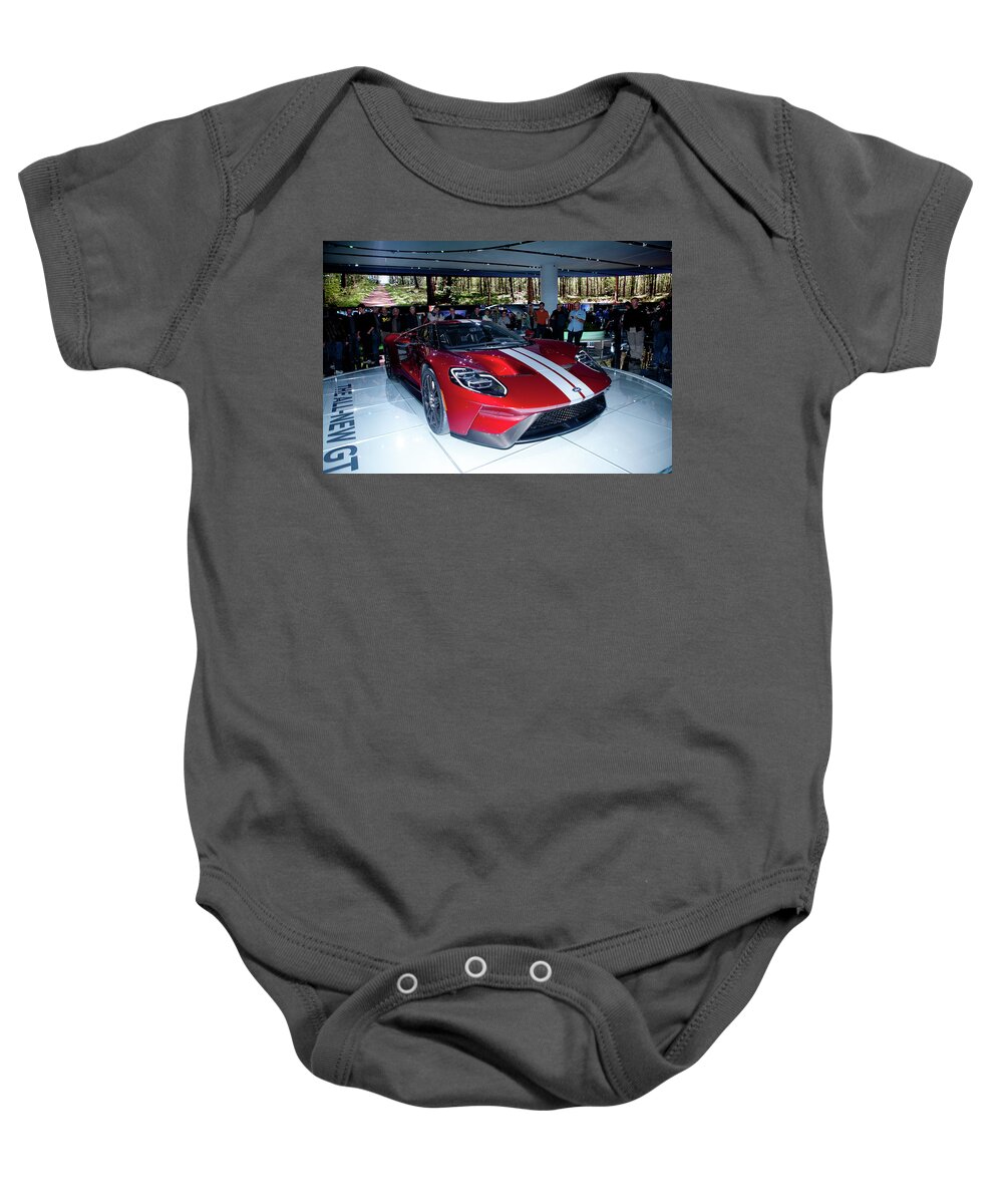 2017 Naias Baby Onesie featuring the photograph All New Ford GT by Rich S
