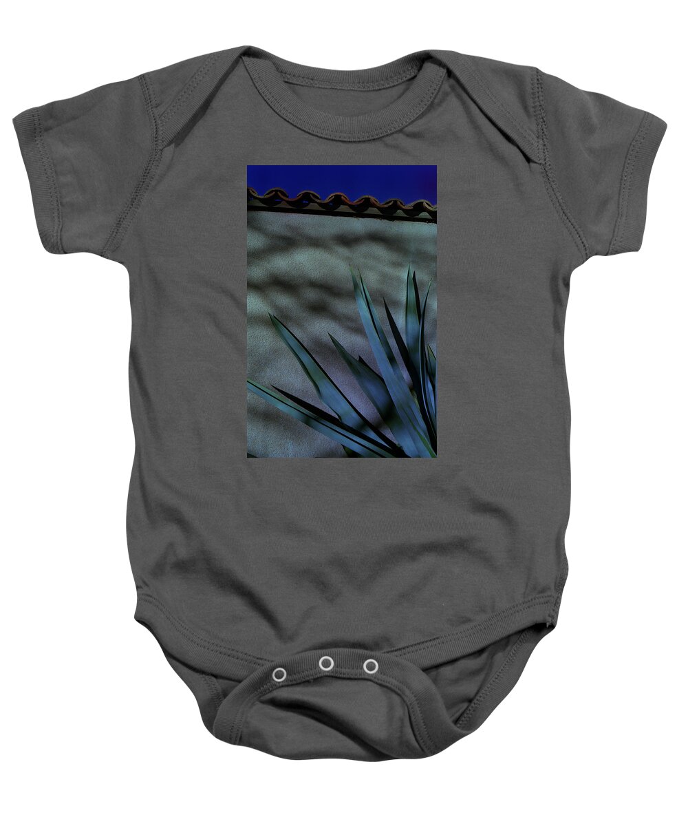 Aloe Vera Baby Onesie featuring the photograph Aloe Cool by Mark Fuller