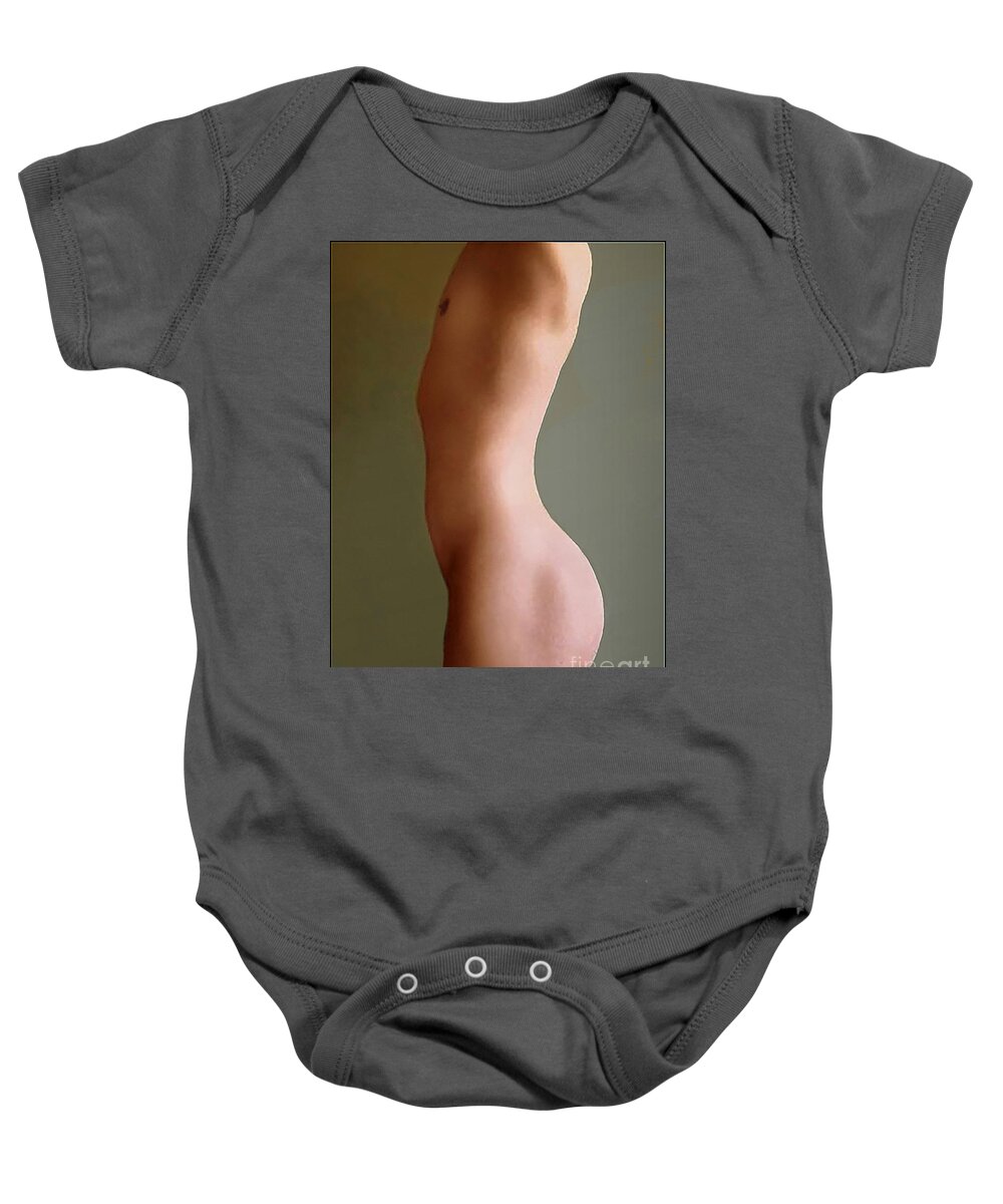  Baby Onesie featuring the digital art Andro C by James Lanigan Thompson MFA