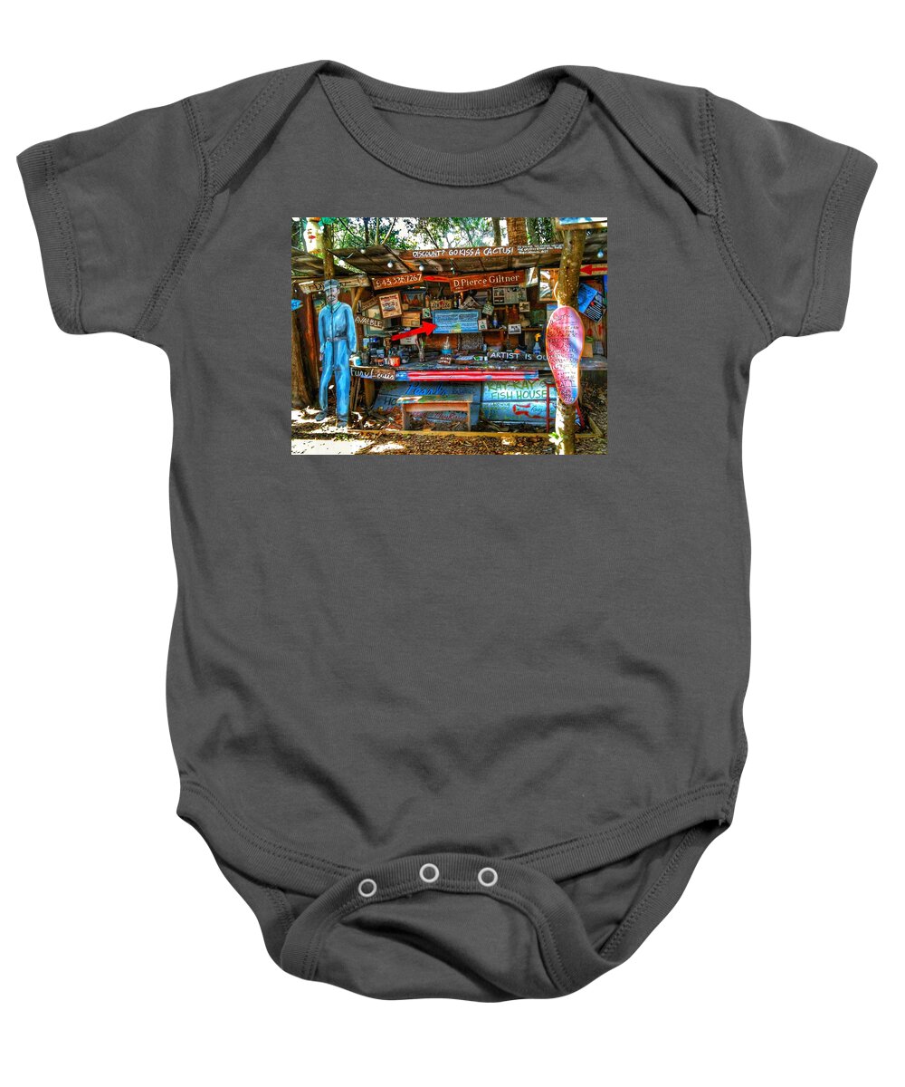 Artist Shop Baby Onesie featuring the photograph Artist Shop in Bluffton, South Carolina by Patricia Greer
