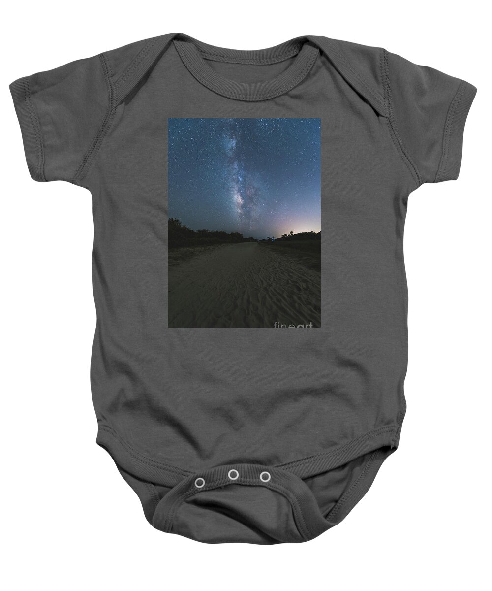 Milky Way Baby Onesie featuring the photograph Ashley Street Milky Way by Robert Loe