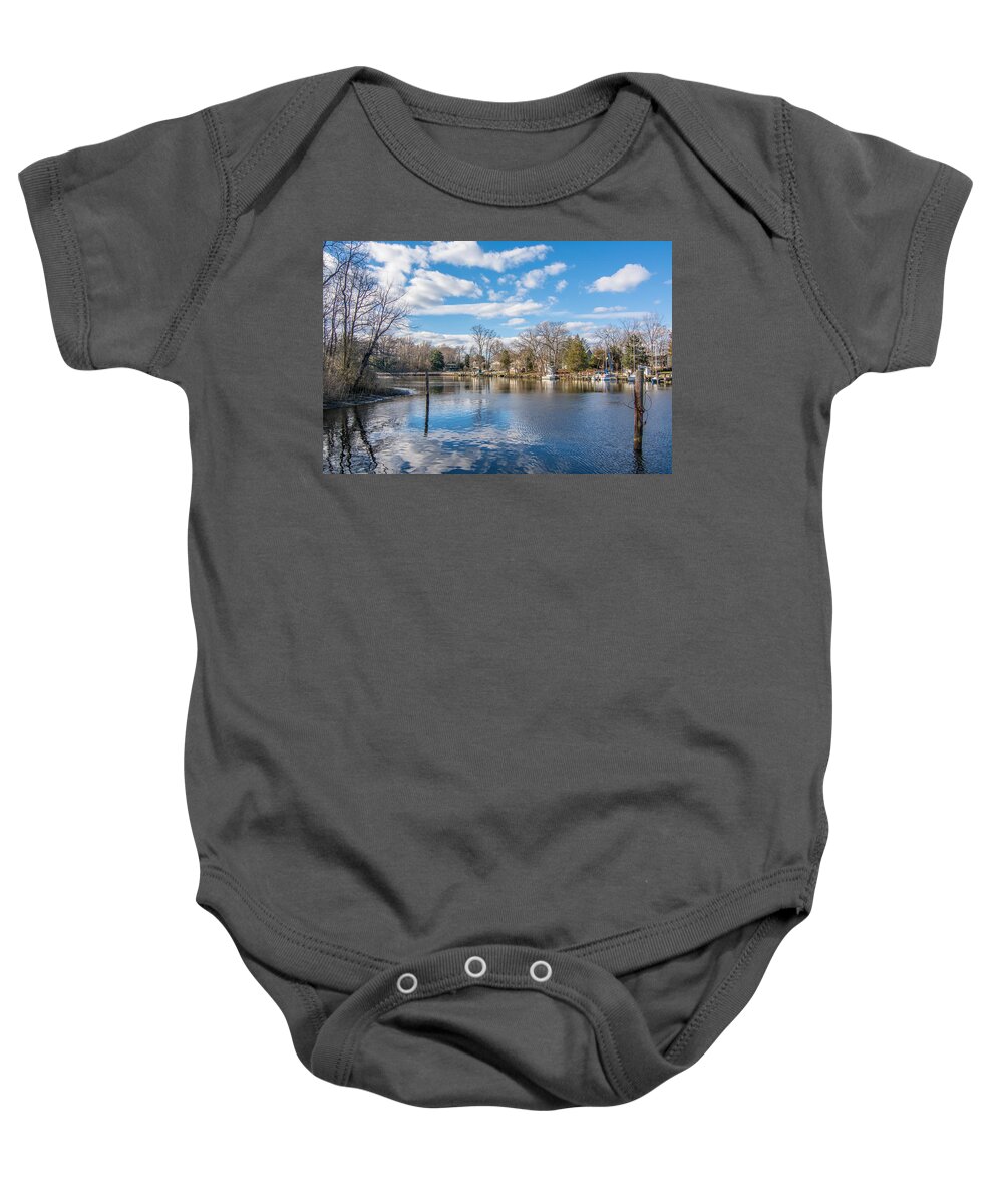 Water Baby Onesie featuring the photograph Back Creek Annapolis MD by Charles Kraus