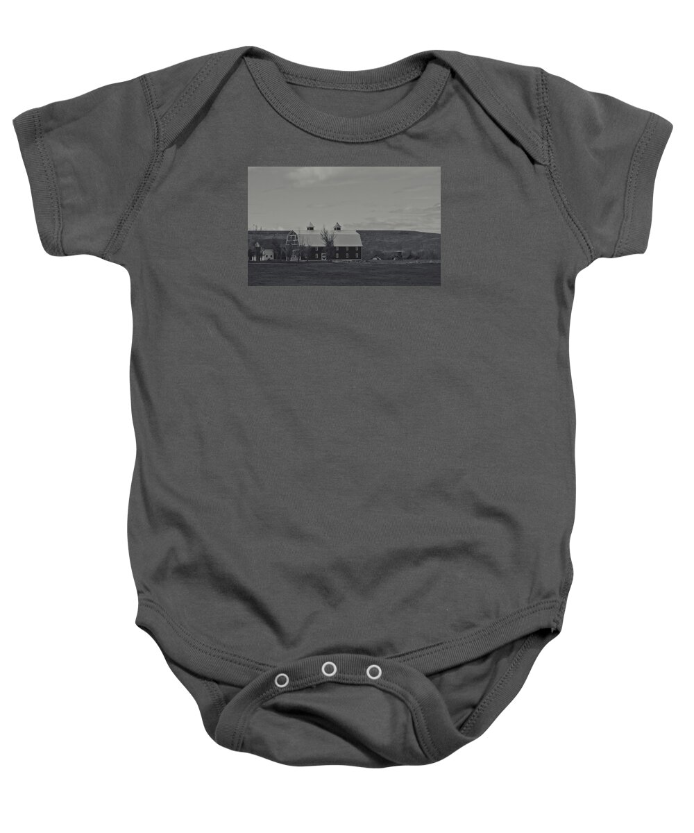 Montana Baby Onesie featuring the photograph Barn Again 23 by Cathy Anderson