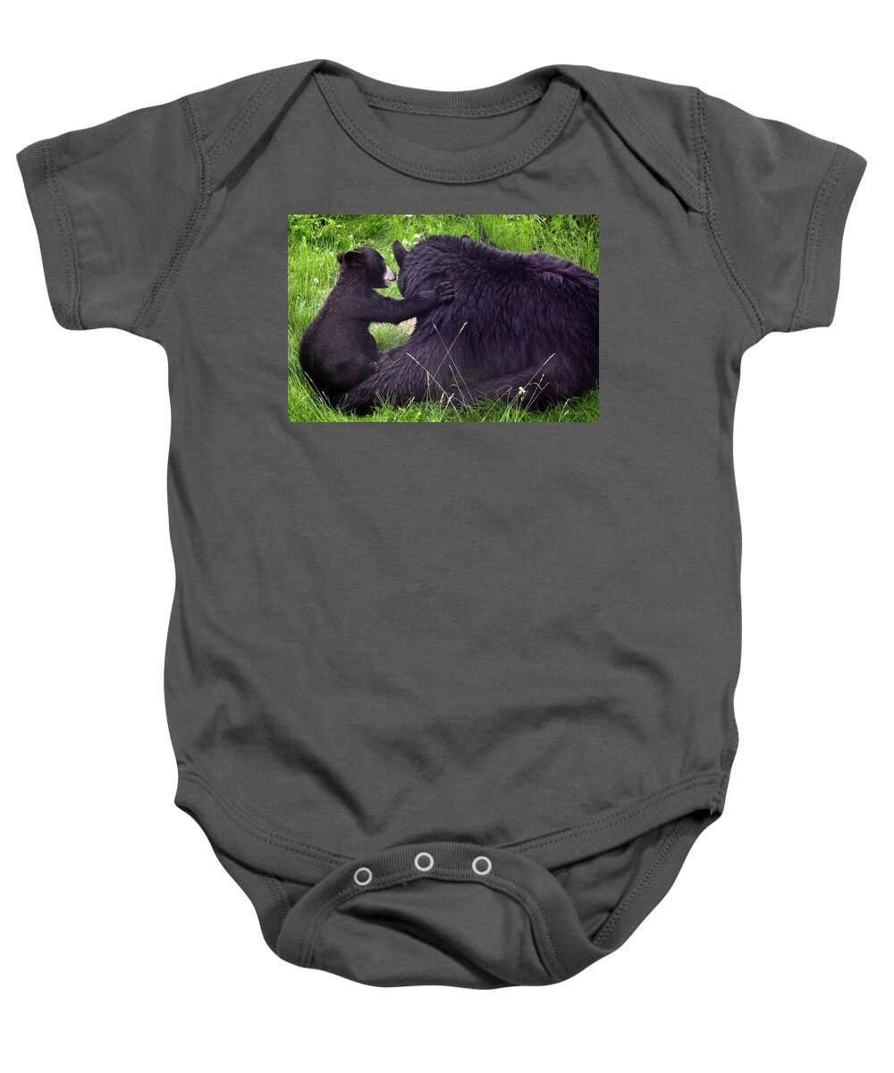 Alaska Baby Onesie featuring the photograph Bearing All by Tim Newton