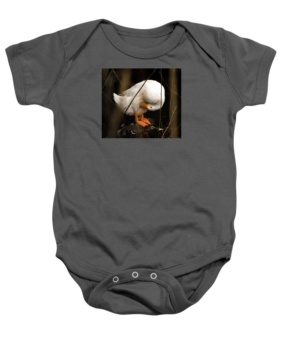 Creek Baby Onesie featuring the photograph Beauty in Motion by E Faithe Lester