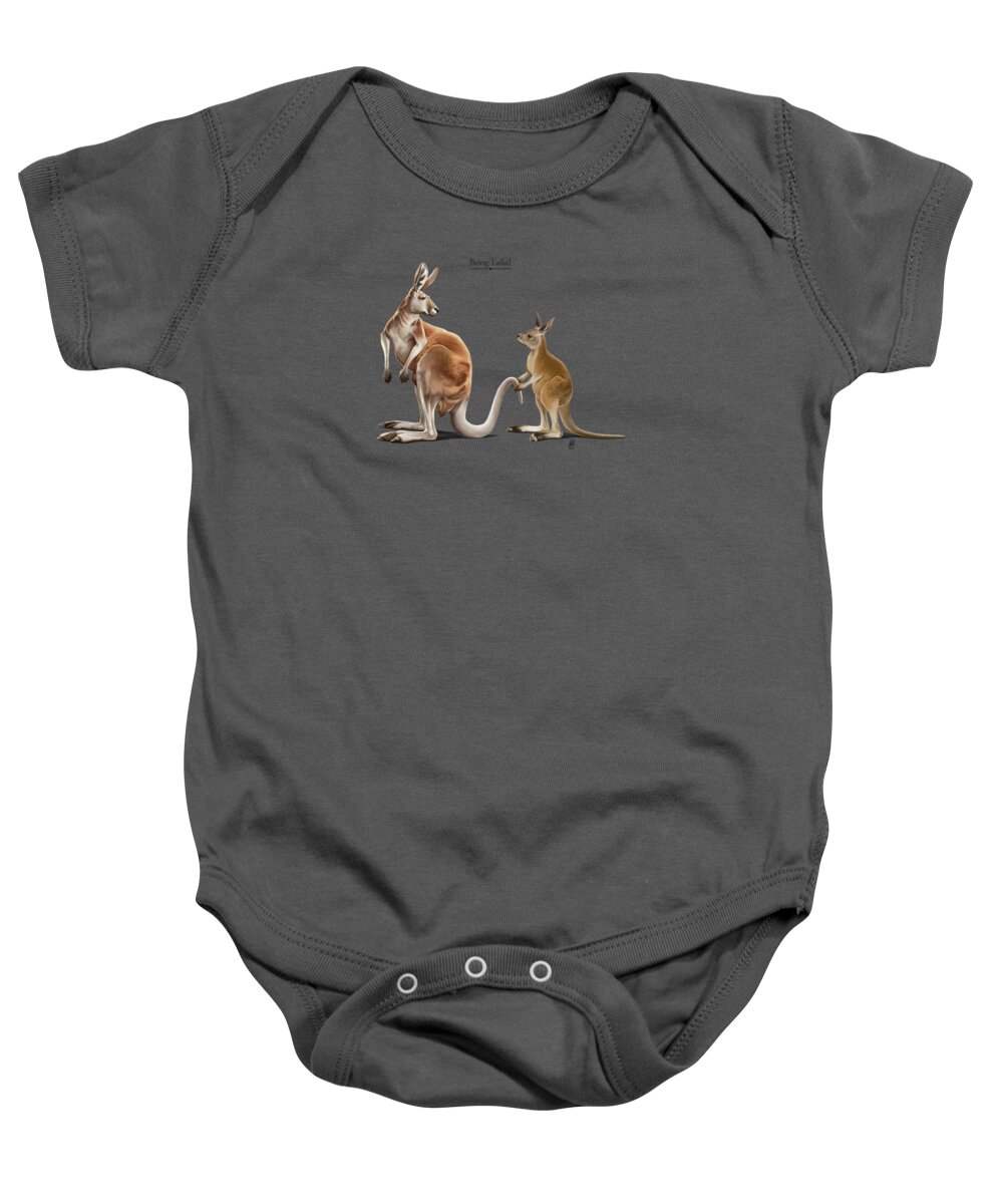 Illustration Baby Onesie featuring the digital art Being Tailed by Rob Snow