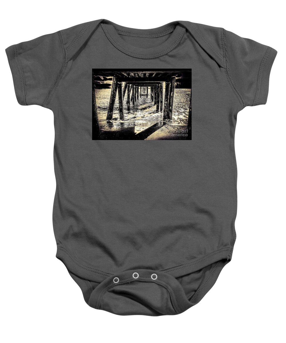 Photograph Baby Onesie featuring the photograph Beneath by William Wyckoff