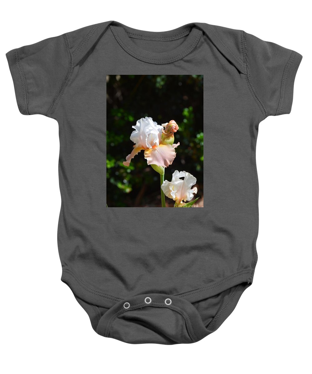 Bent On Beauty Baby Onesie featuring the photograph Bent on Beauty by Maria Urso