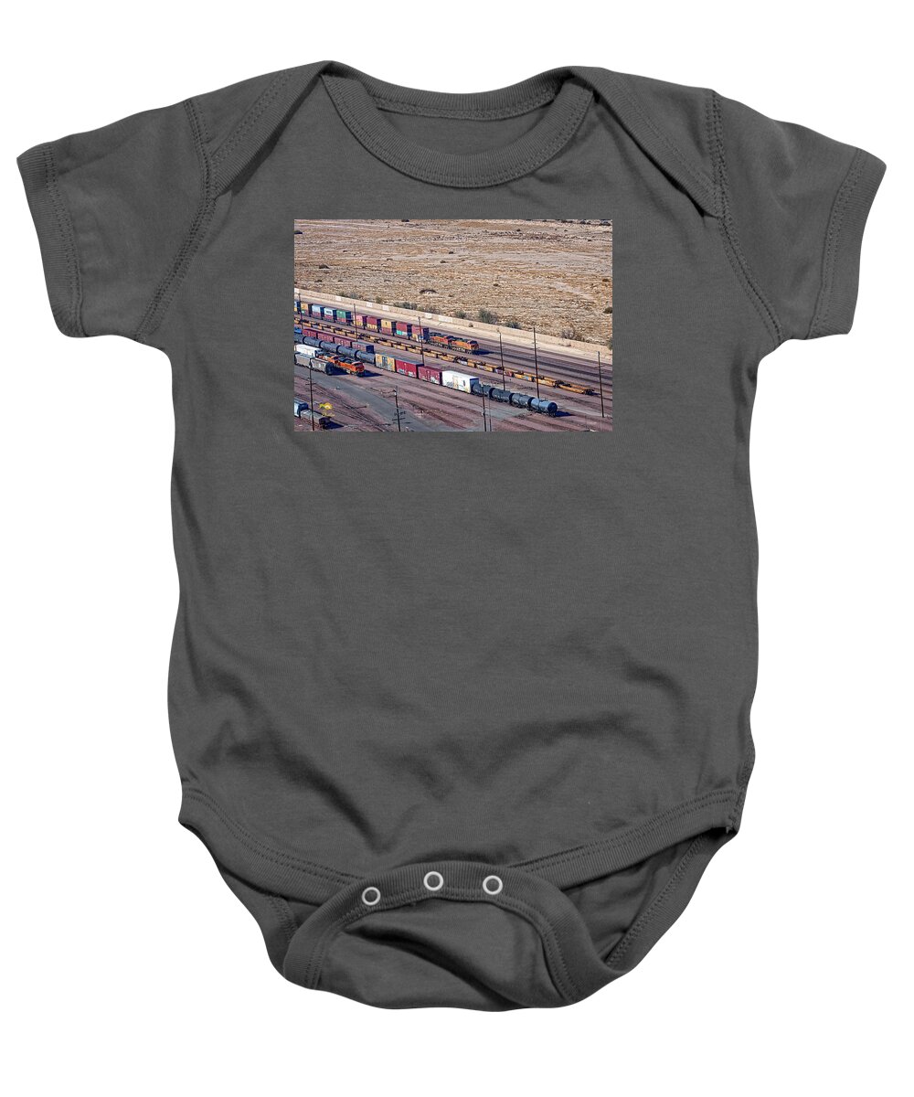 Bnsf Baby Onesie featuring the photograph Bnsf5067 2 by Jim Thompson