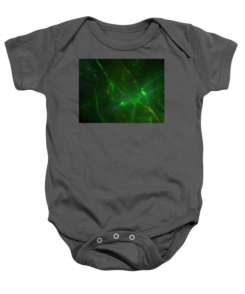 Art Baby Onesie featuring the digital art Body Without Soul by Jeff Iverson