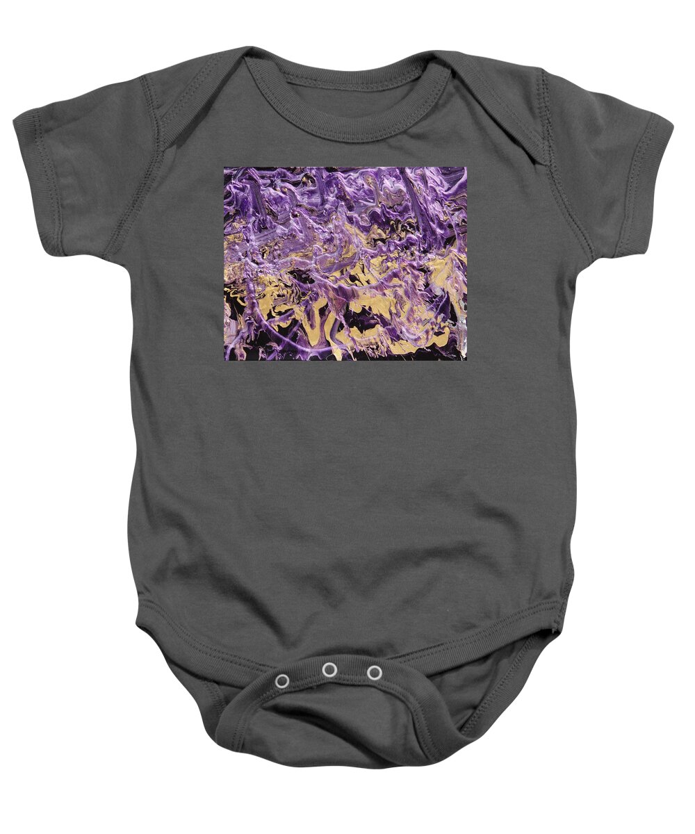 Fusionart Baby Onesie featuring the painting Bravery by Ralph White