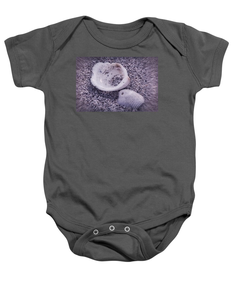 Macarthur Beach Baby Onesie featuring the photograph Bubbles Last Stand Lav by Theo O'Connor