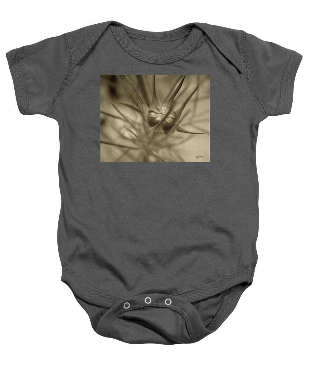 Bud Baby Onesie featuring the photograph Budding Beauty by RC DeWinter