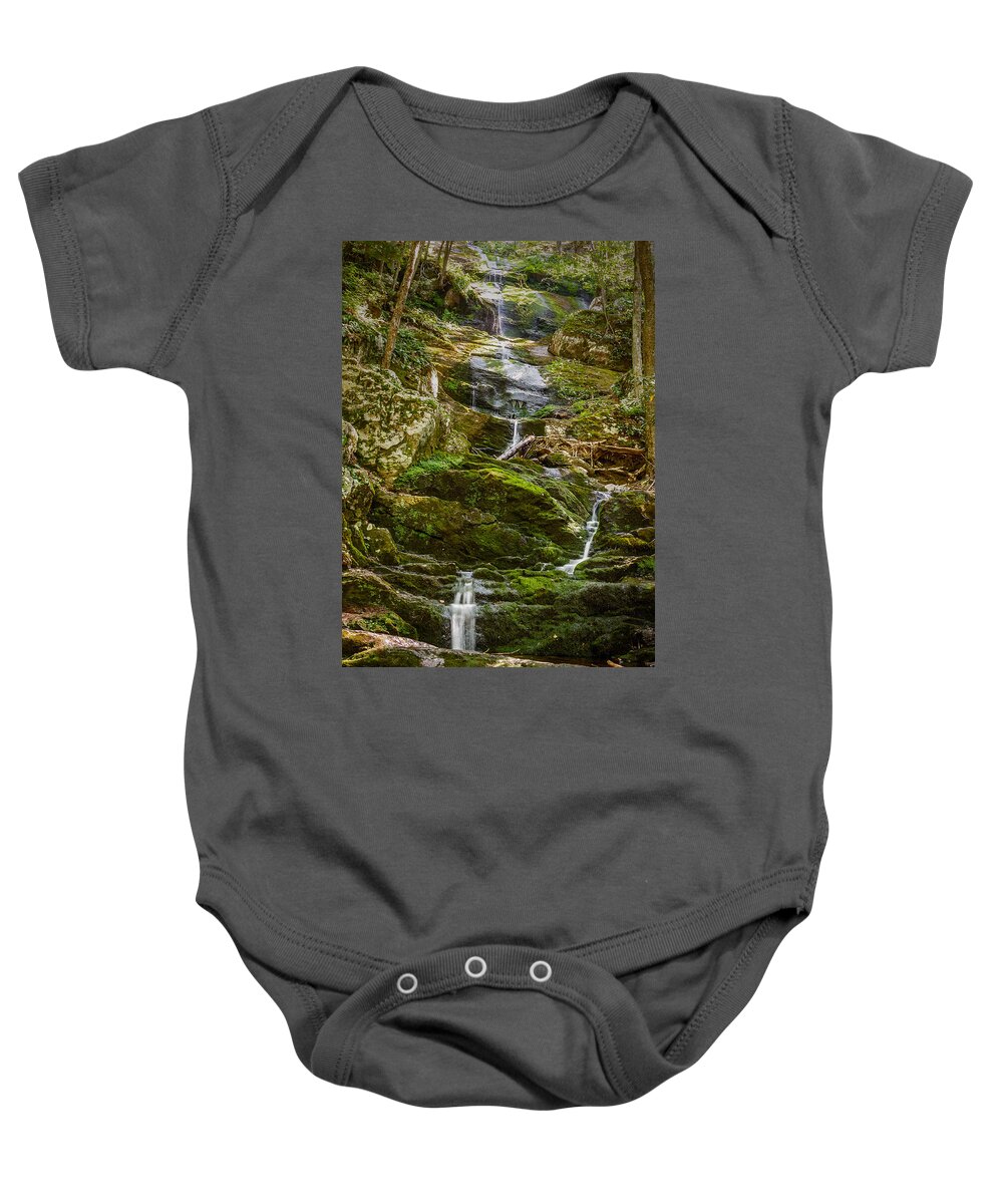 Falls Baby Onesie featuring the photograph Buttermilk falls by SAURAVphoto Online Store