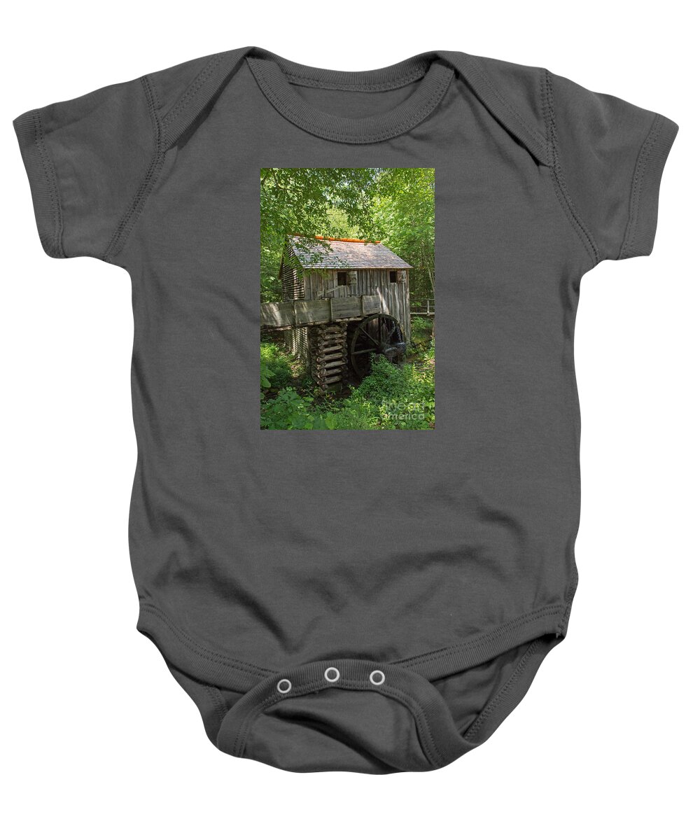 Cable Mill Historic Area Baby Onesie featuring the photograph Cable Grist Mill by Fred Stearns