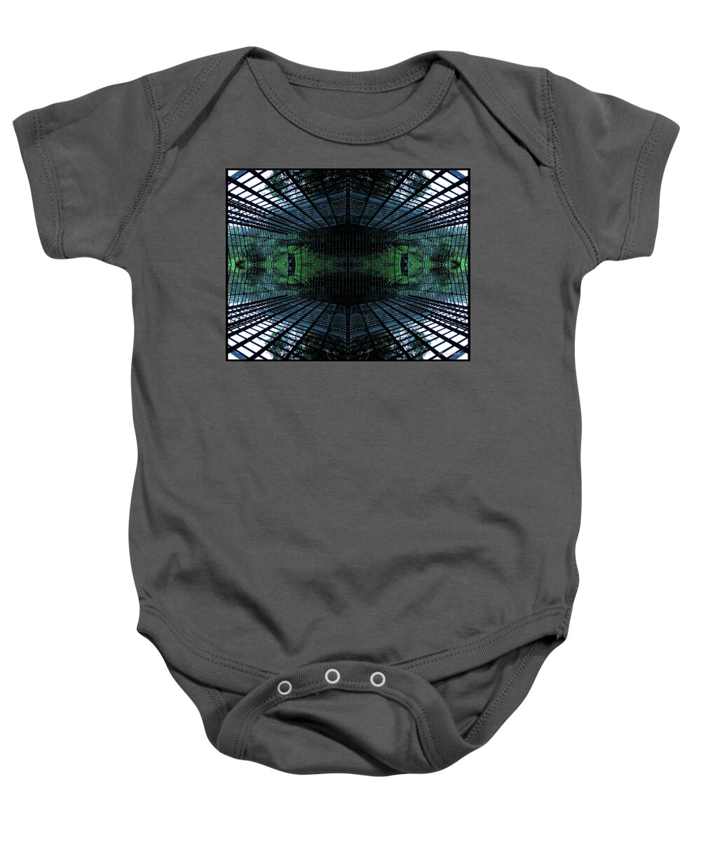 Cage Baby Onesie featuring the photograph Cage by Rachel Garcia-Dunn