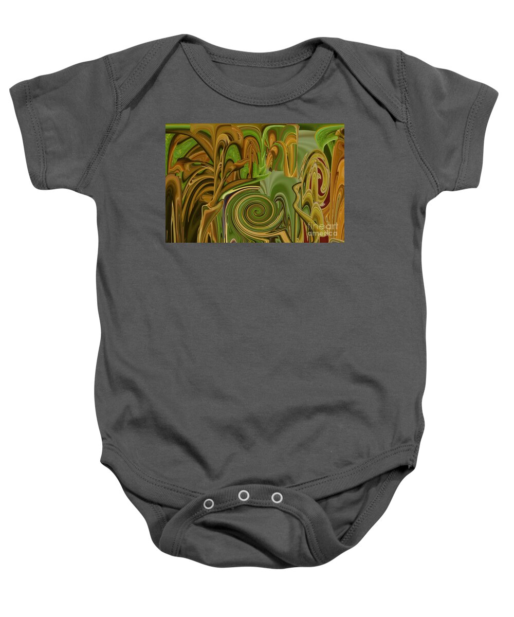 Abstract Baby Onesie featuring the photograph Camo by Rick Rauzi