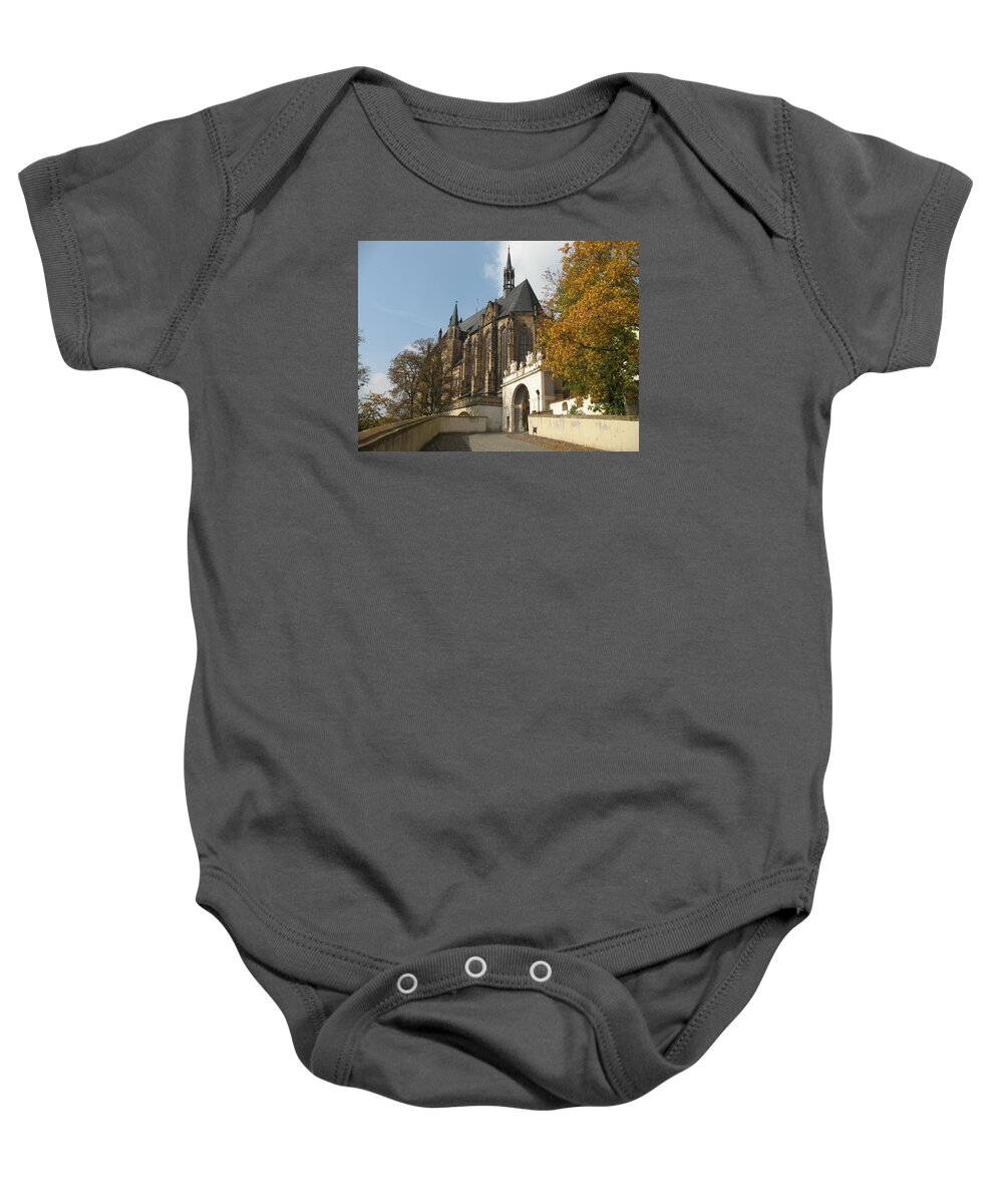 Castle Baby Onesie featuring the photograph Castle Church II by Christiane Schulze Art And Photography