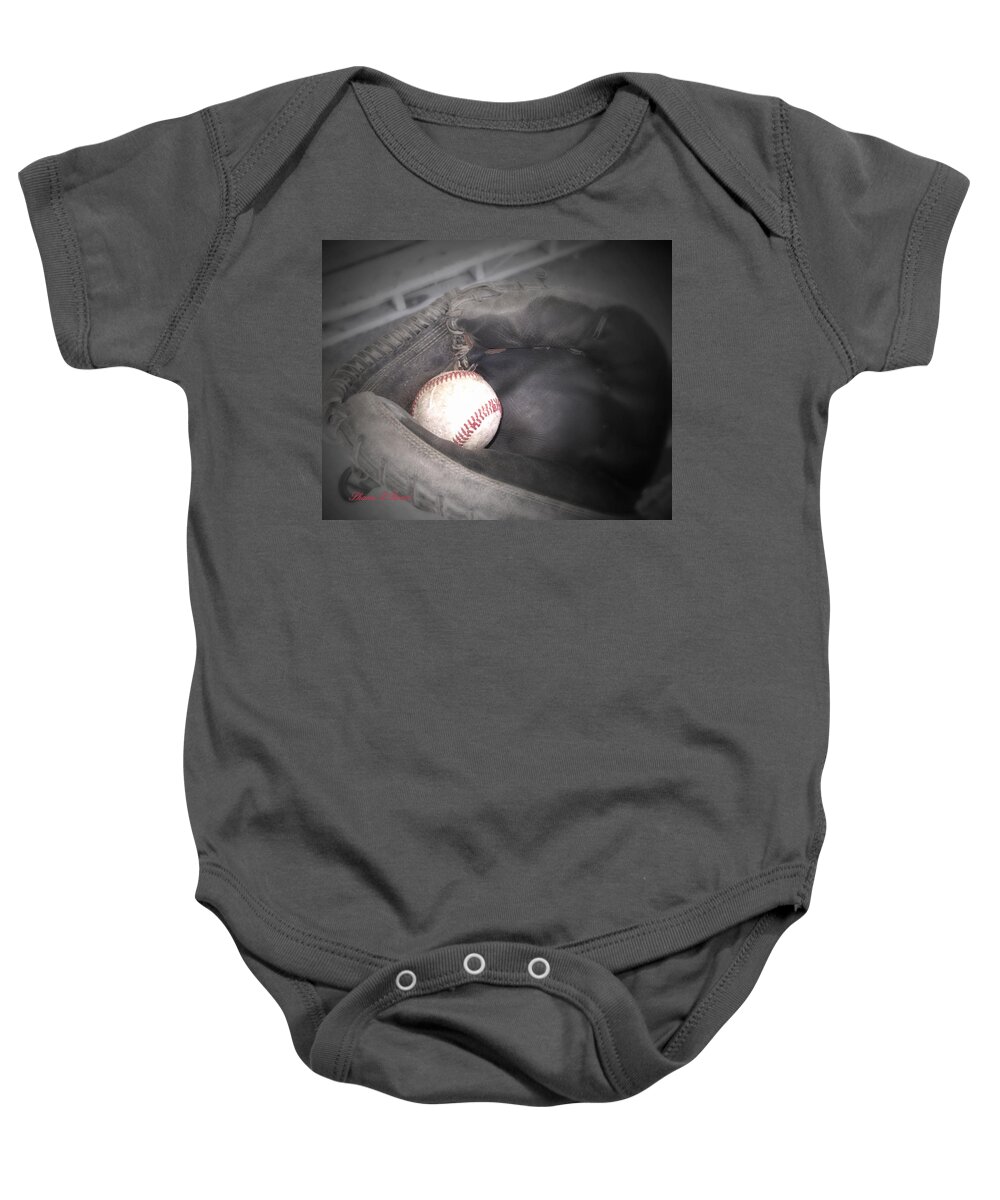 Sports Baby Onesie featuring the photograph Catch Me by Shana Rowe Jackson