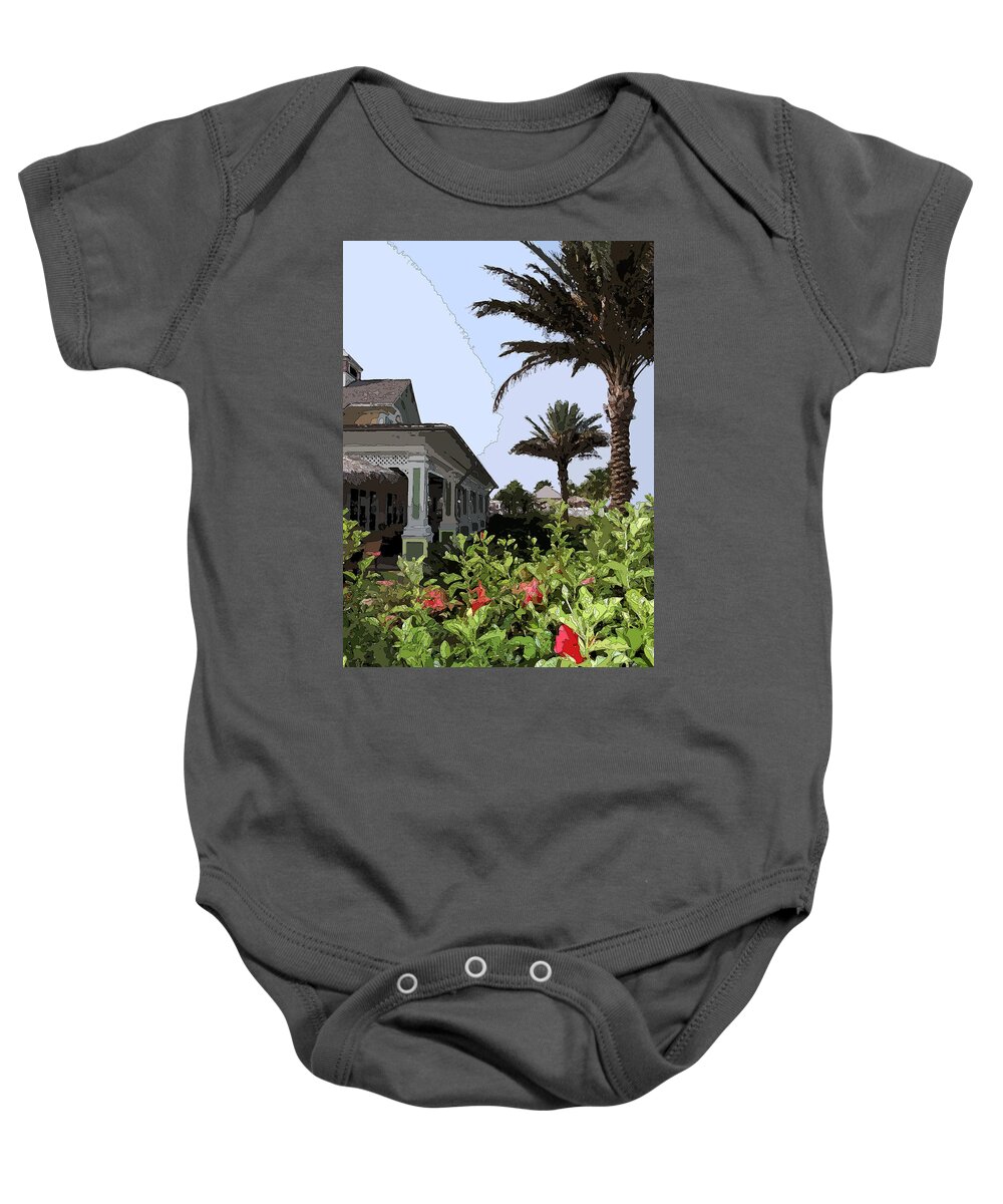Architecture Baby Onesie featuring the photograph C G Outback by James Rentz