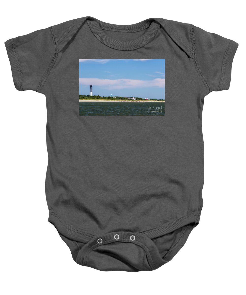 Sullivan's Island Baby Onesie featuring the photograph Charleston Harbor Approach by Dale Powell