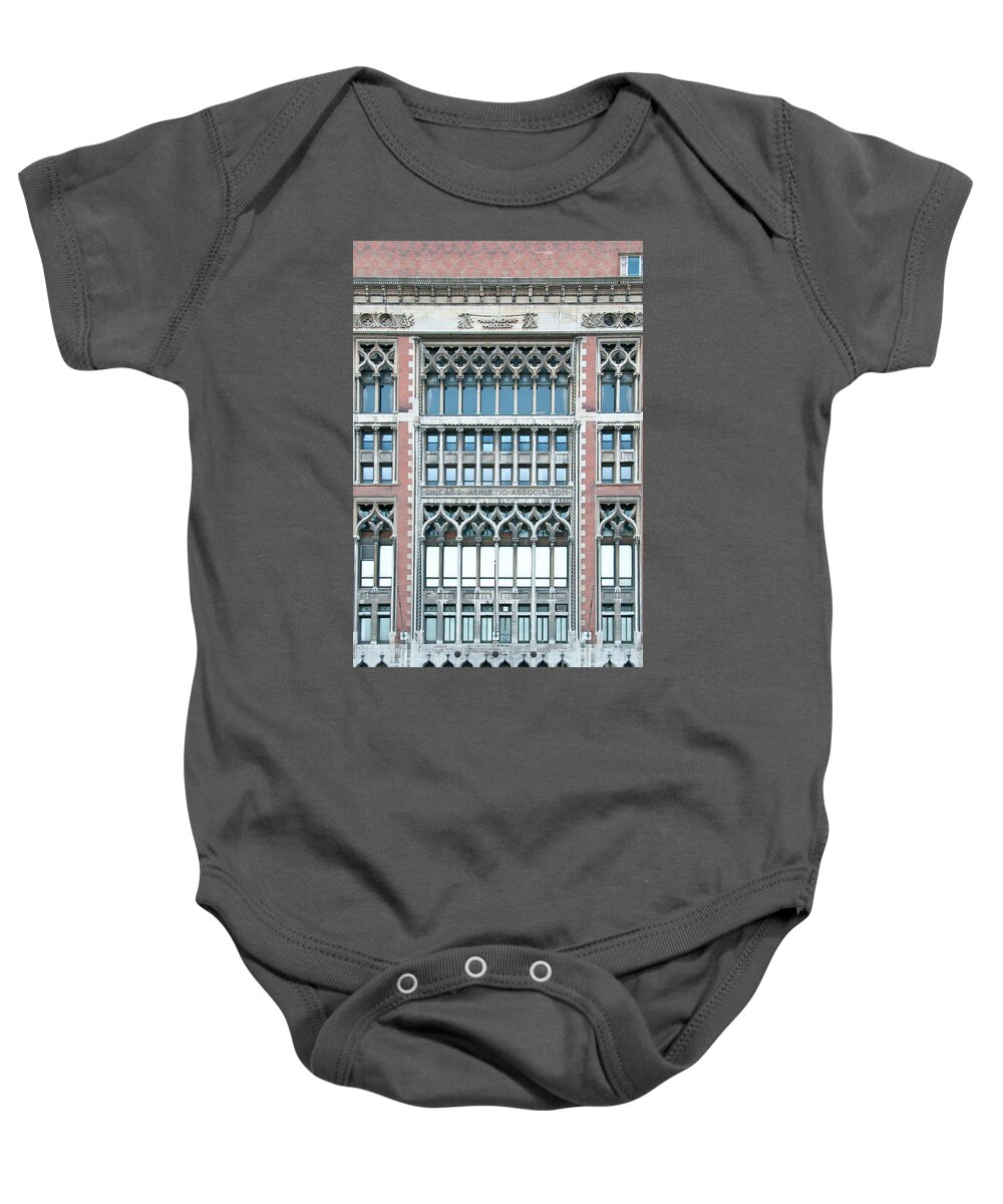 Chicago Baby Onesie featuring the photograph Chicago Athletic Association by David Levin