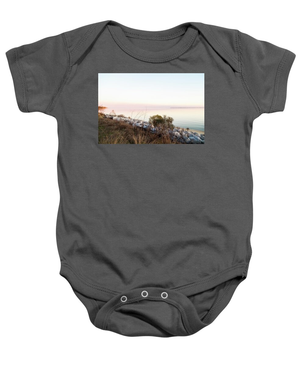 Bay Baby Onesie featuring the photograph Choctawhatchee Bay Sunset by Kay Brewer