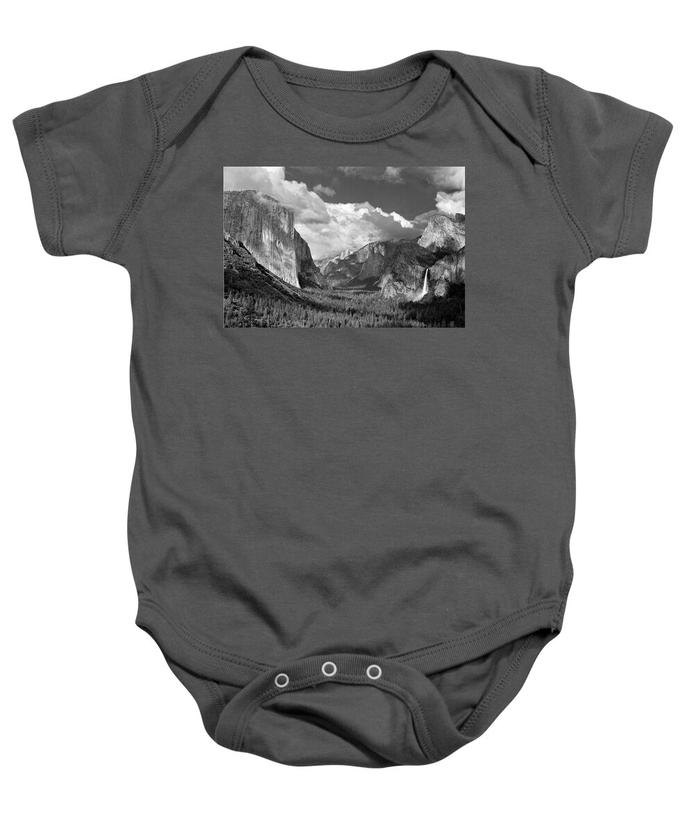 Yosemite Baby Onesie featuring the photograph Clearing Skies Yosemite Valley by Tom and Pat Cory