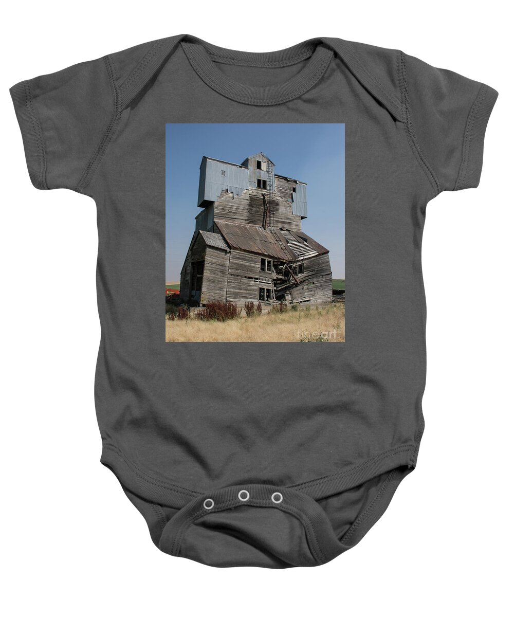 Barn Baby Onesie featuring the photograph Collapsible Barn by John Greco