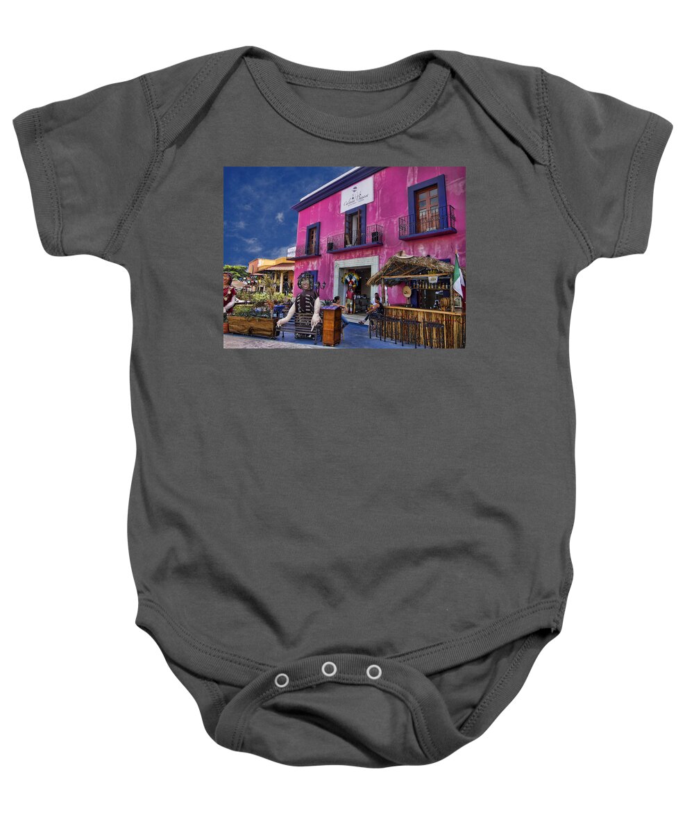 Colorful Baby Onesie featuring the photograph Colorful Cancun by Douglas Barnard