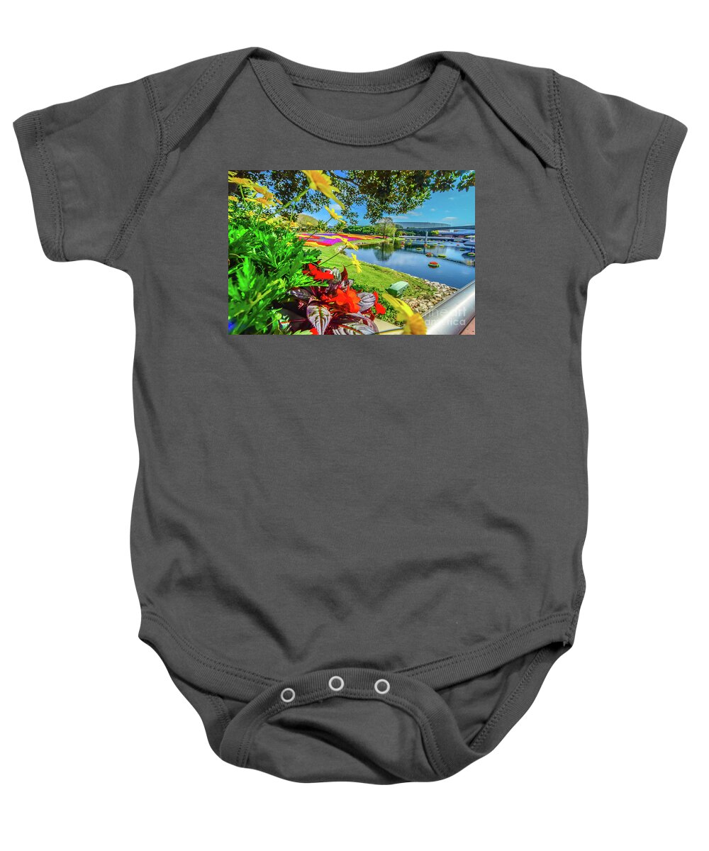 Epcot Baby Onesie featuring the photograph Florida #3 by Buddy Morrison