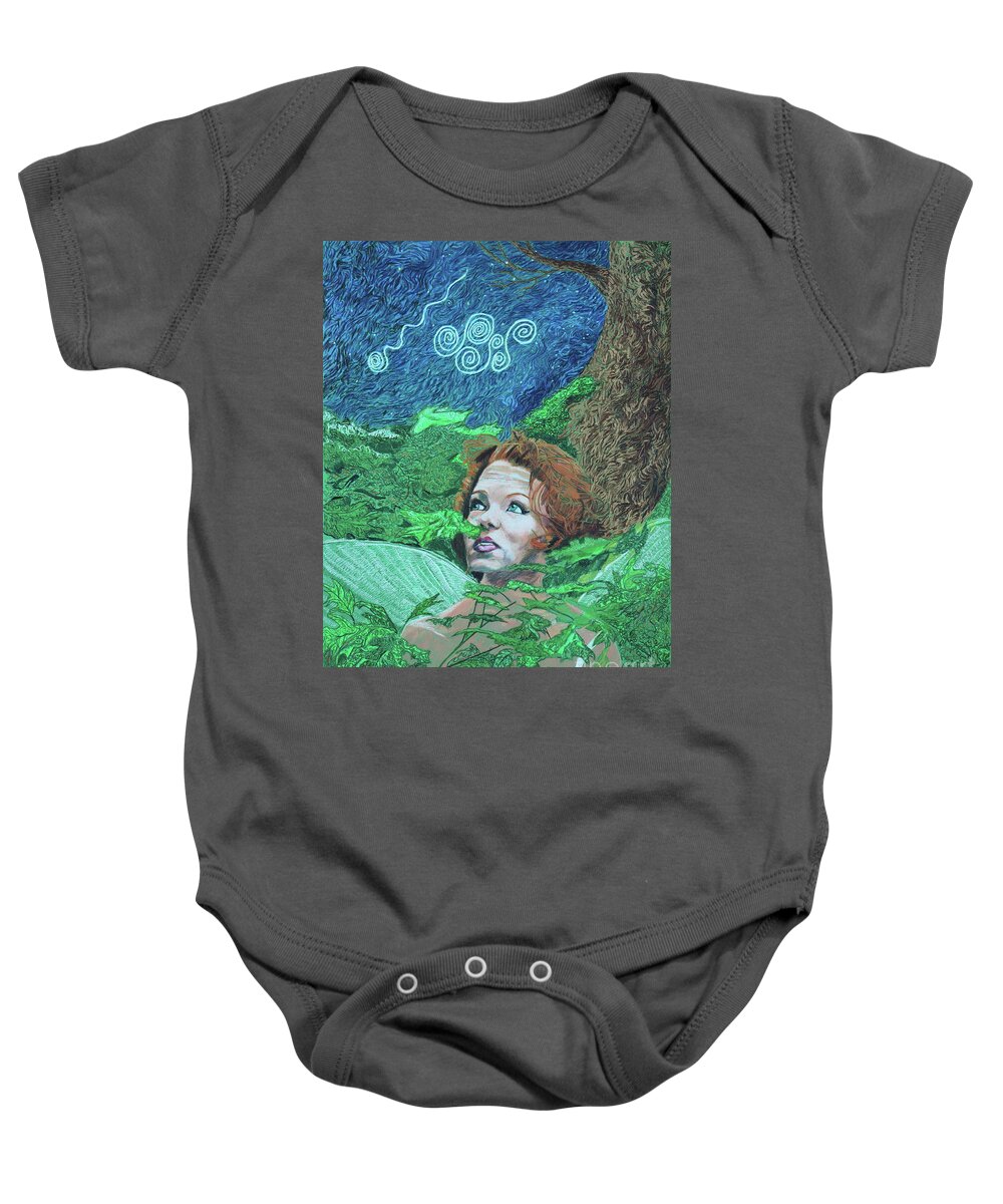Impressionism Baby Onesie featuring the painting Coming Out The Forest by Stefan Duncan