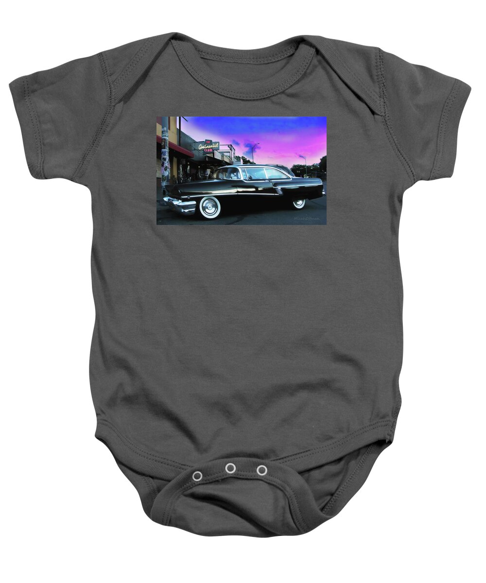 Continental Club Baby Onesie featuring the photograph Continental Club by Micah Offman