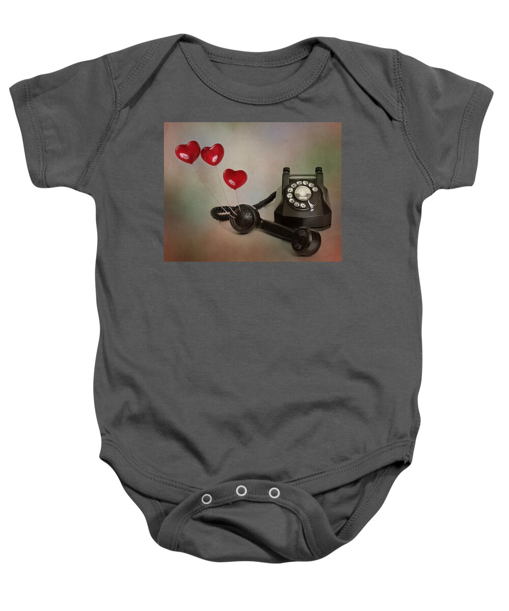 1940 Baby Onesie featuring the photograph Conversation of Love by David and Carol Kelly