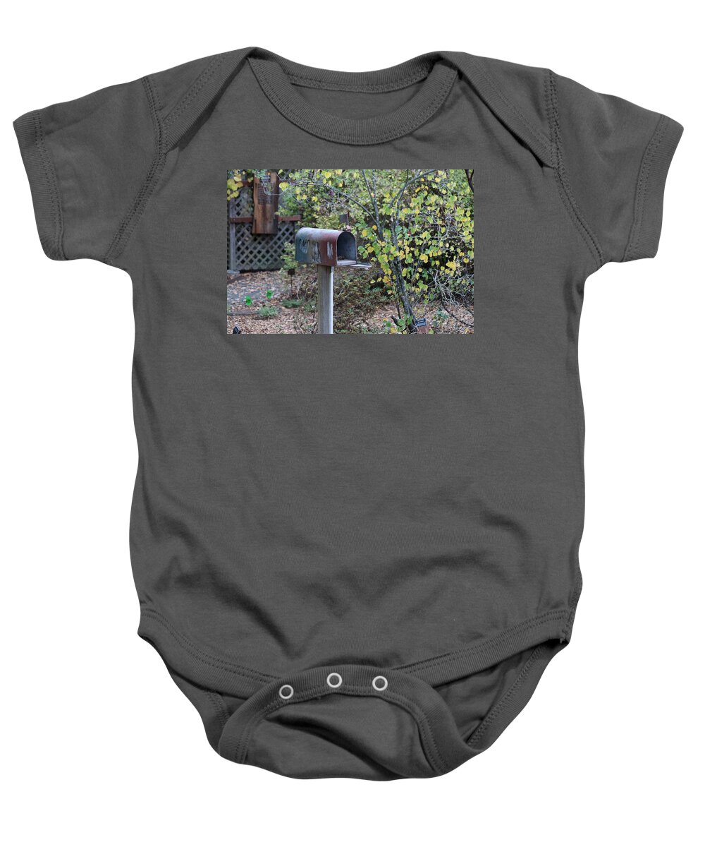 Mail Baby Onesie featuring the photograph Countryside Mail by Christy Pooschke