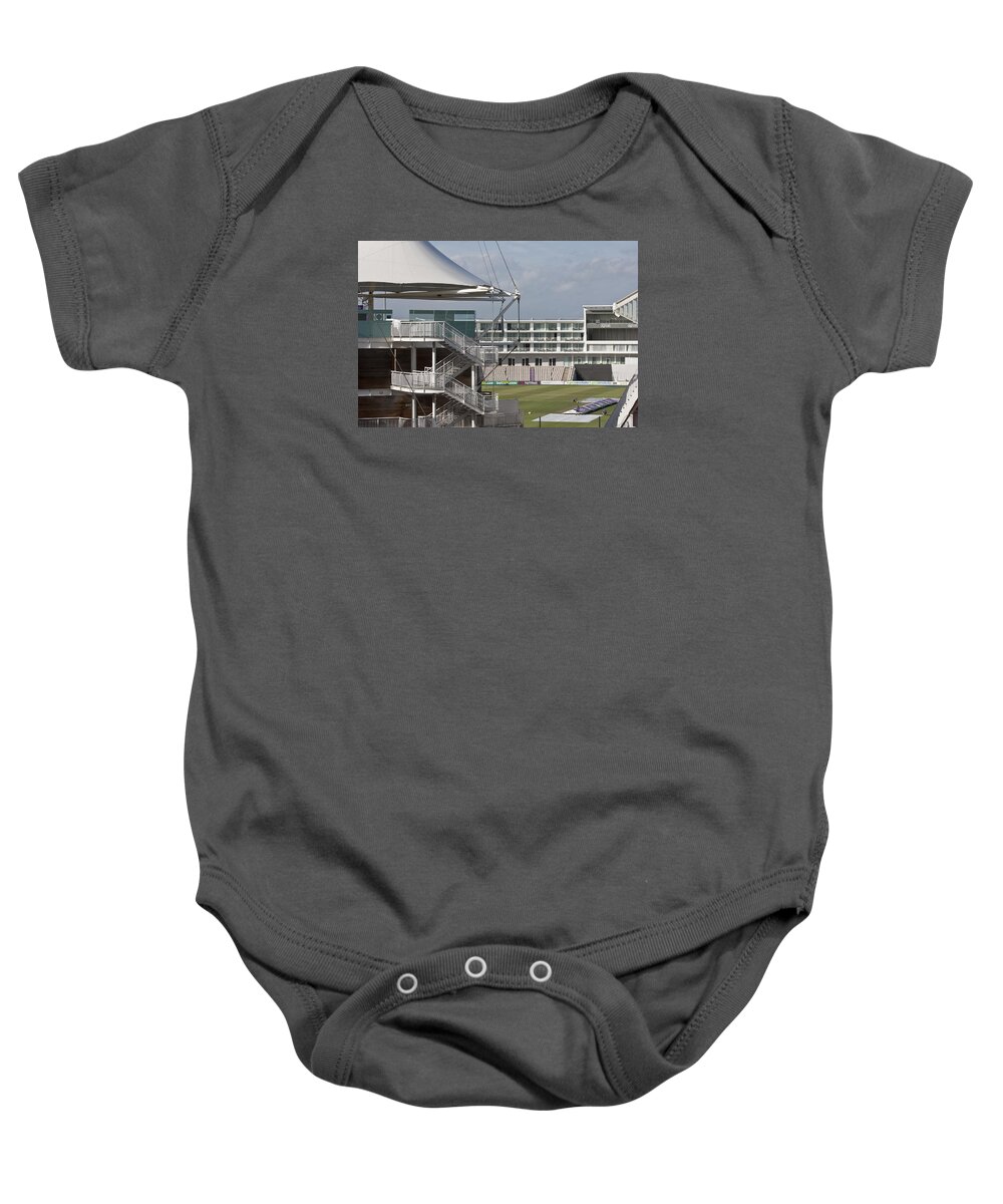 Hampshire Baby Onesie featuring the photograph Cricket Covers by Terri Waters