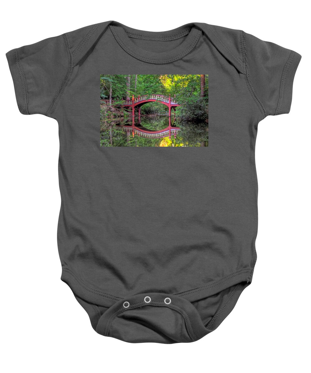 Crim Dell Baby Onesie featuring the photograph Crim Dell Summer by Jerry Gammon