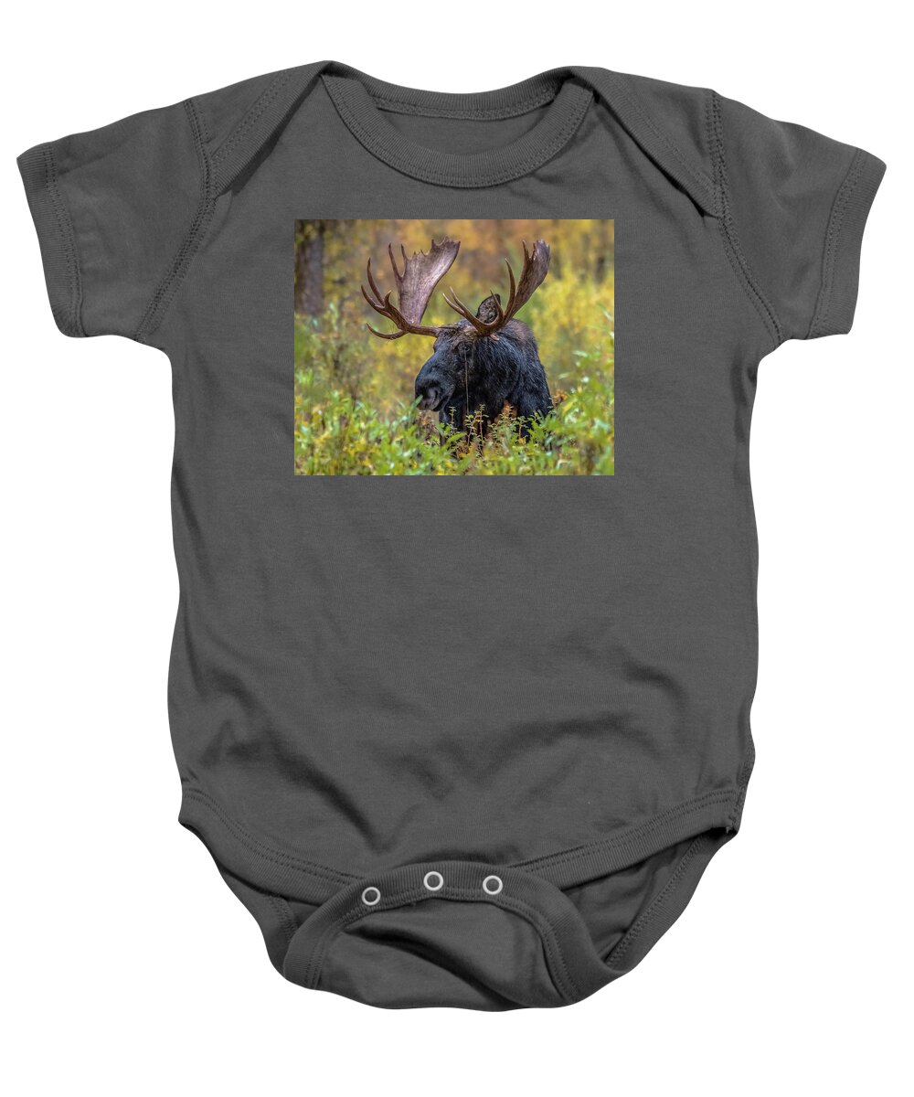 Custer Baby Onesie featuring the photograph Custer At Dusk by Yeates Photography