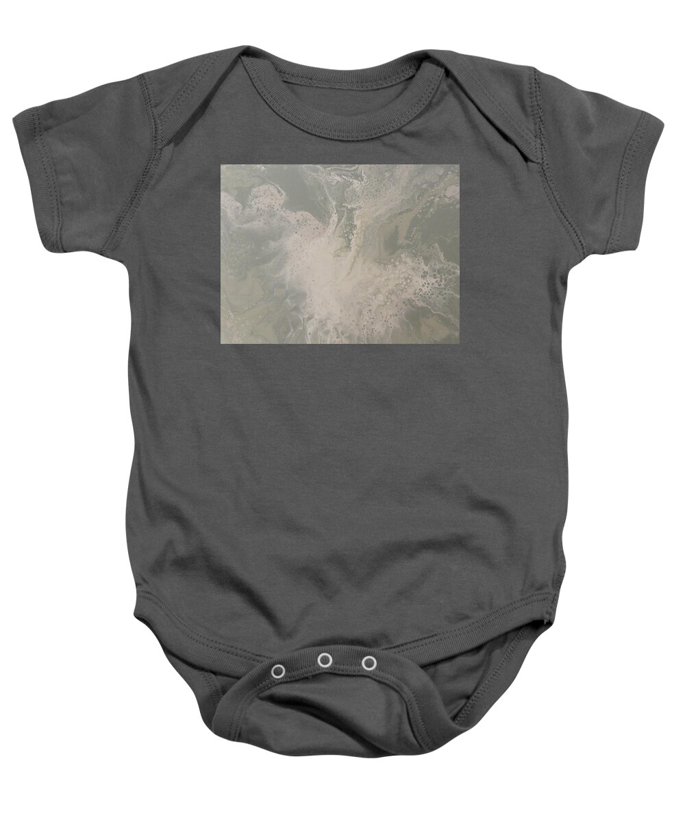 Abstract Baby Onesie featuring the painting Dance by Soraya Silvestri