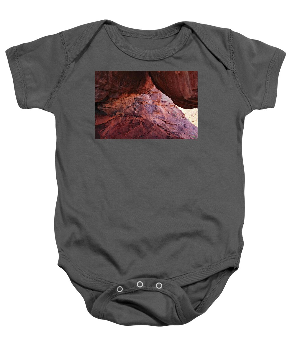  Baby Onesie featuring the photograph Dark and Light by Kevin Mcenerney