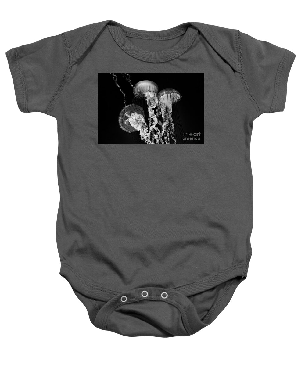 Jellyfish Baby Onesie featuring the photograph Deep Sea Lanterns by Mimi Ditchie